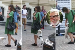 Zaskočená manželka Bartošky ve Varech: Pes ji vítal víc než muž!