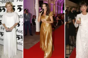 Tři slavné dámy, které se na festivalu ve Varech skutečně blýskly: Stylista zhodnotil, kdo se oblékl nejlépe