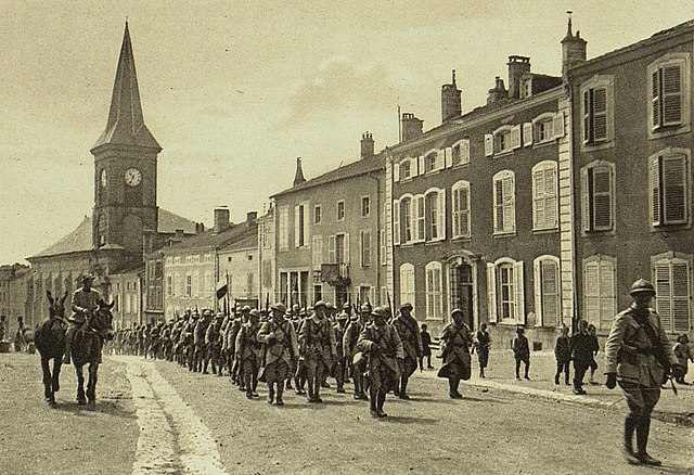 Příchod 21 čs. pluku do francouzského Darney