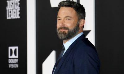 Ben Affleck na premiéře filmu Liga spravedlnosti