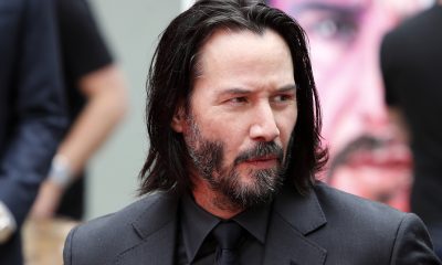 Keanu Reeves na premiéře filmu John Wick: Kapitola 4