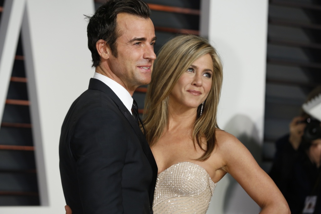 Jennifer Aniston a Justin Theroux - Foto: Depositphotos