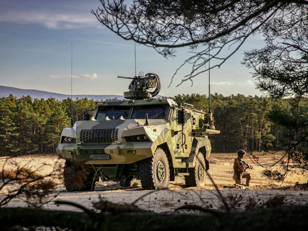 Bojové vozidlo Patriot - Foto: Facebook firmy Excalibur Army