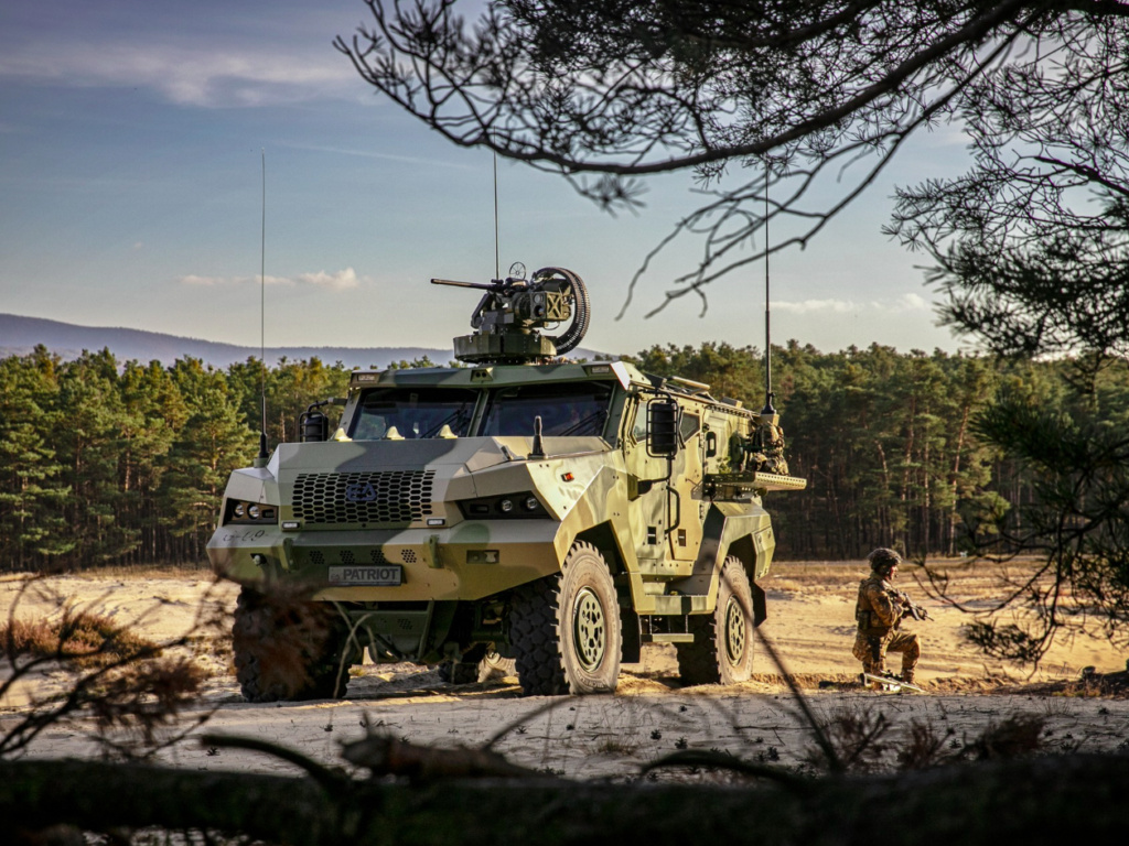 Bojové vozidlo Patriot - Foto: Facebook firmy Excalibur Army