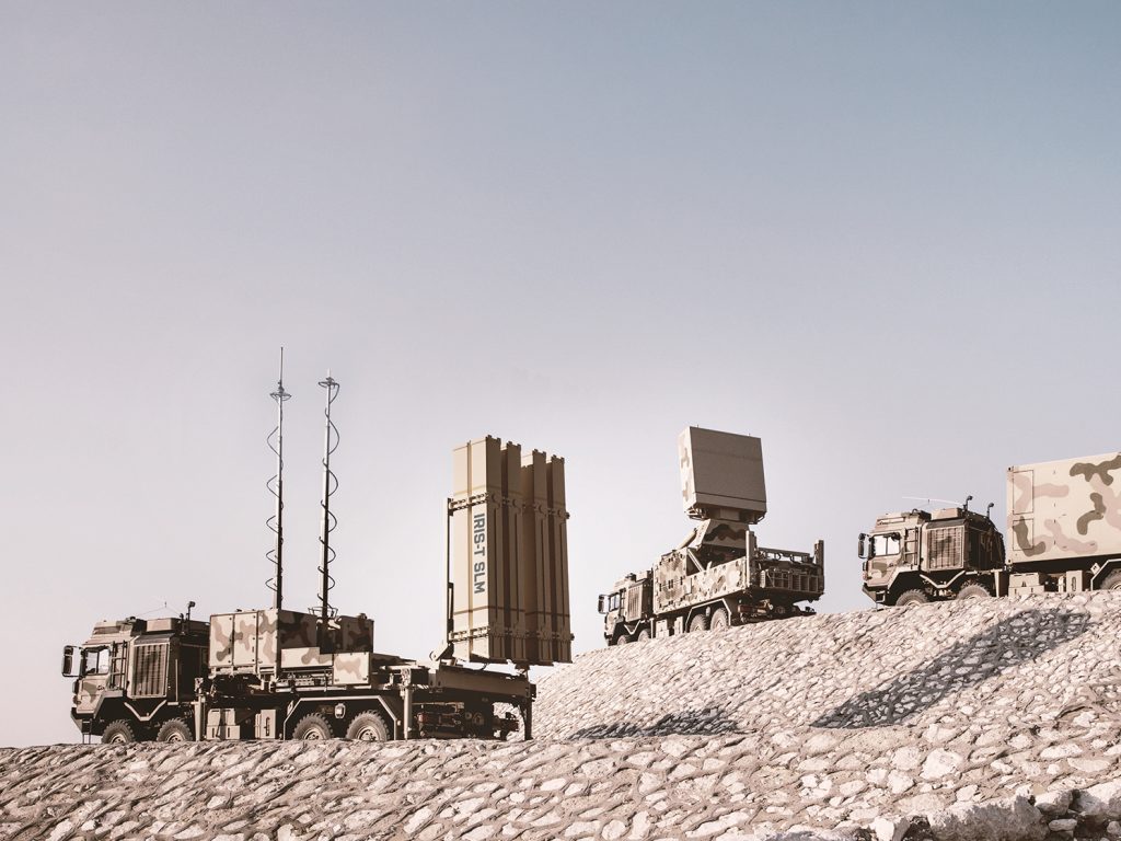 Vzdušný obranný systém IRIS-T-SLS
 - Foto: Diehl Defence