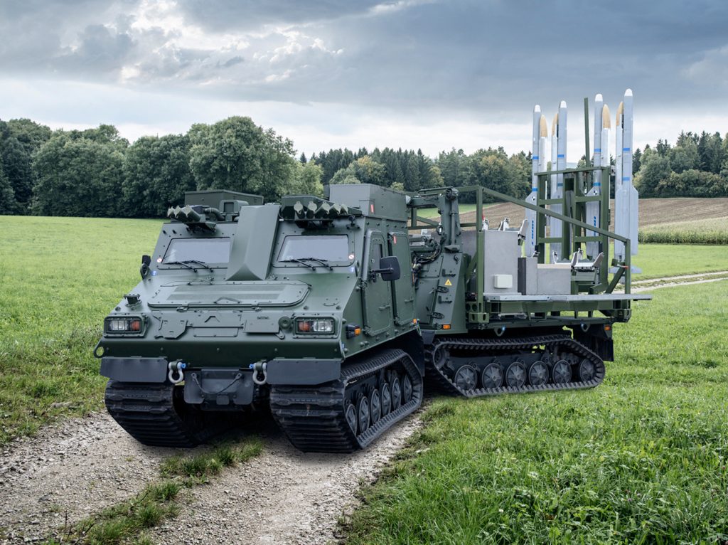 Vzdušný obranný systém IRIS-T-SLS
 - Foto: Diehl Defence