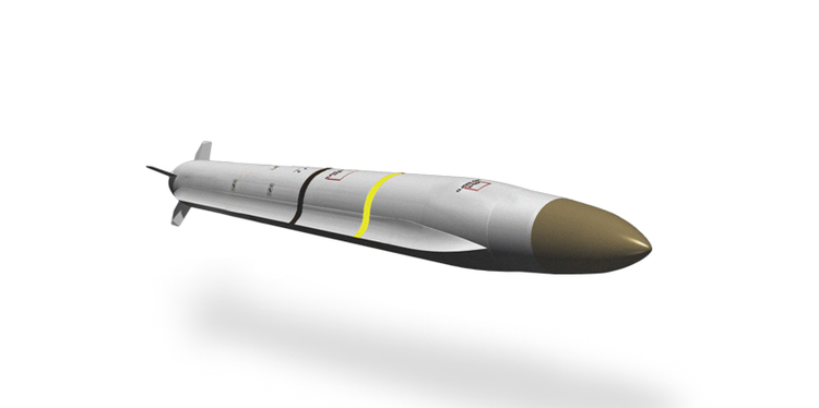 Nadzvuková střela SiAW - Foto: Northrop Grumman Corporation