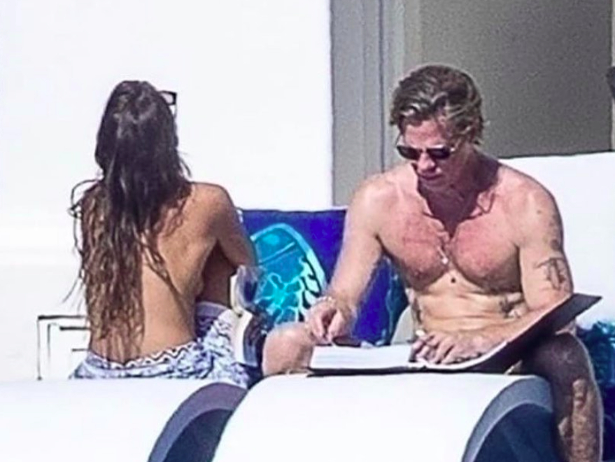 Brad Pitt a Ines de Ramon - Foto: Facebook