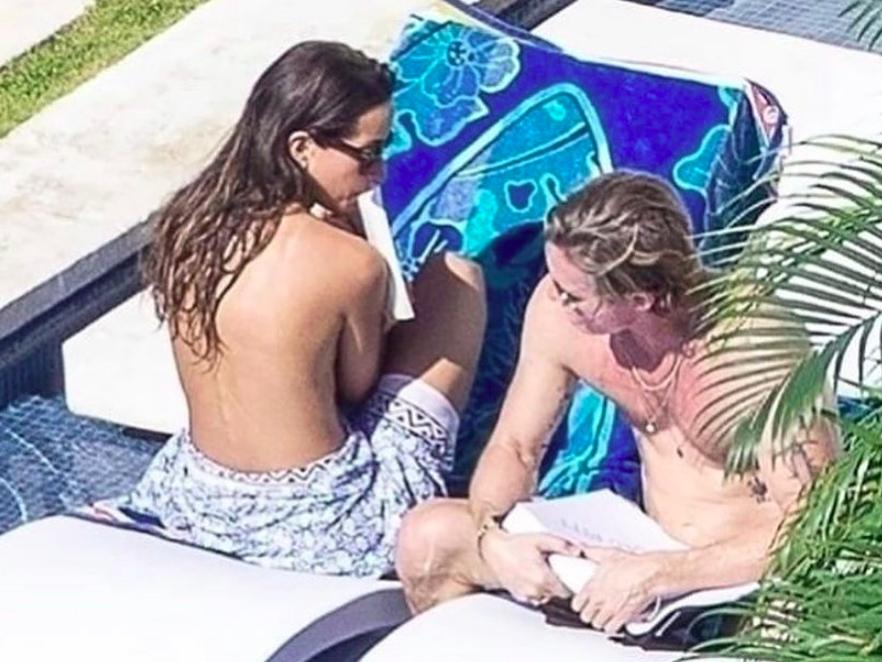 Brad Pitt a Ines de Ramon - Foto: Facebook