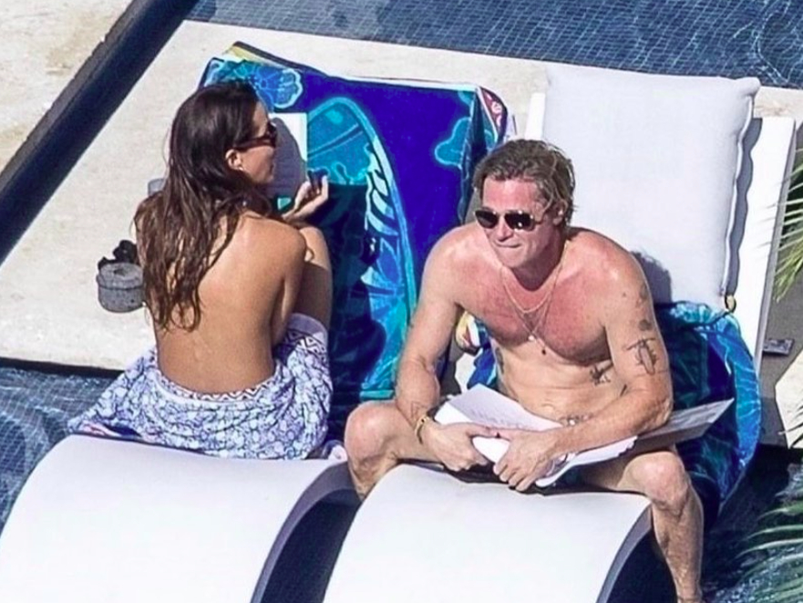 Brad Pitt a Ines de Ramon - Foto: Facebook