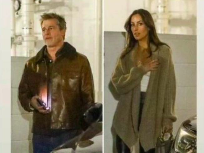 Brad Pitt a Ines de Ramon - Zdroj: Instagram