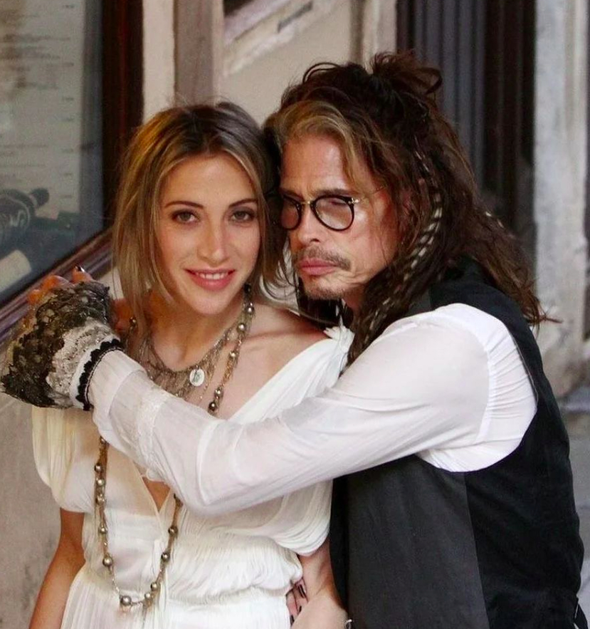 Steven Tyler a Aimee Preston - Zdroj: Instagram