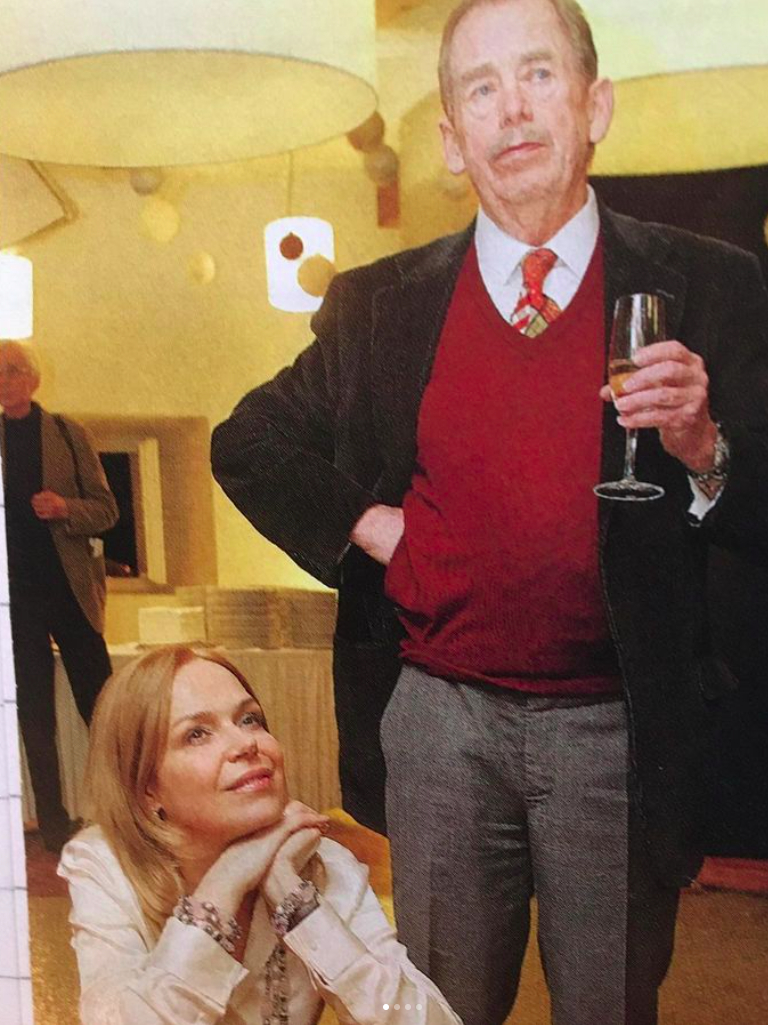 Dagmar Havlová a Václav Havel - zdroj: instagram.com/dagmarhavlova_official/ 